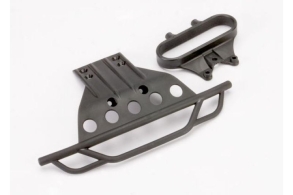 TRAXXAS запчасти Bumper, front: bumper mount, front (black)