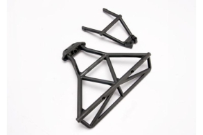 TRAXXAS запчасти Bumper, rear: bumper mount, rear (black)