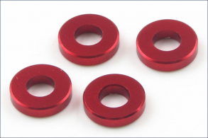 KYOSHO запчасти Aluminum Color (3x6.5x1.5mm:Red:4pcs)