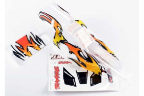 TRAXXAS запчасти Body, Bandit, ProGraphix (replacement for painted body. Graphics are painted- requires paint and fin
