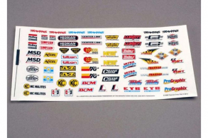 TRAXXAS запчасти Decal sheet, racing sponsors