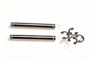 TRAXXAS запчасти Suspension pins, 26mm (kingpins) (2) w: E-clips (4)