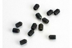 TRAXXAS запчасти Set (grub) screws, 3mm hardened (12)