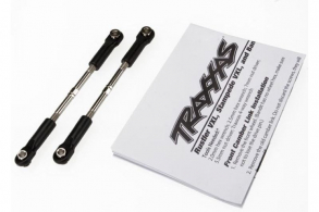 TRAXXAS запчасти Turnbuckles, toe link, 61mm (96mm center to center) (2) (assembled with rod ends and hollow balls) (