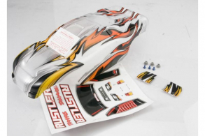 TRAXXAS запчасти Body, Rustler, ProGraphix (replacement for the painted body. Graphics are printed, requires paint &a