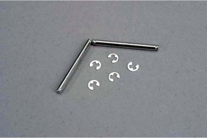 TRAXXAS запчасти Suspension pins, 2.5x31.5mm (king pins) w: E-clips (2) (strengthens caster blocks)
