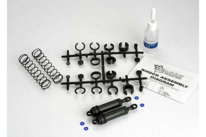 TRAXXAS запчасти Ultra Shocks (black) (xx-long) (complete w: spring pre-load spacers &amp; springs) (rear) (2)