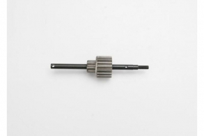 TRAXXAS запчасти Input shaft: drive gear assembly (18-tooth steel top gear)