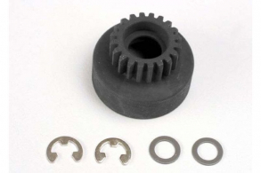 TRAXXAS запчасти Clutch bell, (20-tooth): 5x8x0.5mm fiber washer (2): 5mm E-clip (requires #4611-ball bearings, 5x11x