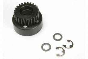 TRAXXAS запчасти Clutch bell, (24-tooth): 5x8x0.5mm fiber washer (2): 5mm E-clip (requires #4611-ball bearings, 5x11x