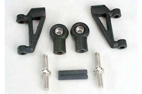 TRAXXAS запчасти Control arms, upper (2): upper rod ends (with ball joints installed) (2): 4x20mm set (grub) screws (