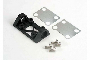 TRAXXAS запчасти Bearing block, front (supports front shaft):belt tension adjustment shims (front: middle): screws