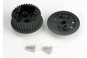 TRAXXAS запчасти Differential (34-groove): flanged side-cover &amp; screws