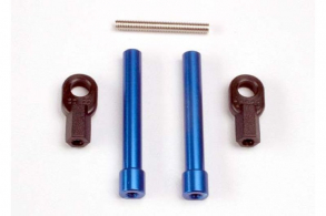 TRAXXAS запчасти Bellcrank posts, aluminum (2): steering link threaded rod (3x25mm): long rod ends (2)