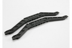 TRAXXAS запчасти Chassis braces, lower (black) (for long wheelbase chassis) (2)