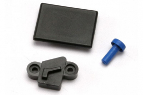 TRAXXAS запчасти Cover plates and seals, forward only conversion (Revo) (Optidrive blank-out plate, Optidrive sensor 