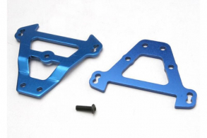 TRAXXAS запчасти Bulkhead tie bars, front &amp; rear (blue-anodized aluminum)