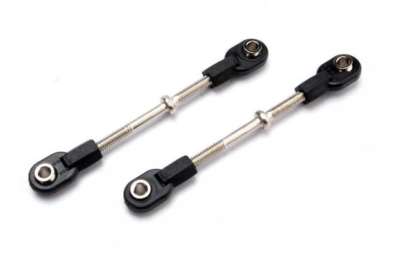 Запчасти для радиоуправляемых моделей Traxxas TRAXXAS Linkage, steering (Revo 3.3) (3x50mm Turnbuckle) (2): rod ends (short) (4): hollow balls (4)