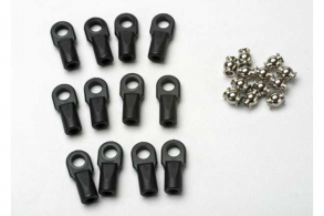 TRAXXAS запчасти Rod ends, Revo (large) with hollow balls (12)