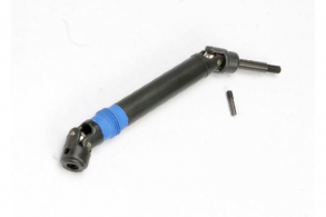 TRAXXAS запчасти Driveshaft assembly (1), left or right (fully assembled, ready to install): M3:12.5mm yoke pin (1)