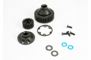 TRAXXAS запчасти Gears, differential 38-T (1): differential drive gear 20-T: side cover plate (1): gasket (1): output