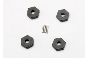 TRAXXAS запчасти Wheel hubs, hex (4): axle pins (1.5x8mm) (4)