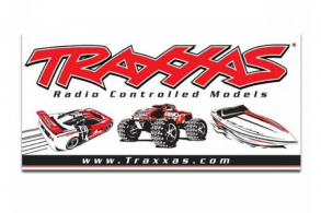TRAXXAS запчасти Traxxas racing banner, red & black (4x8 feet)