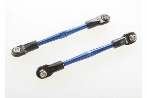 TRAXXAS запчасти Turnbuckles, aluminum (blue-anodized), toe links, 59mm (2) (assembled w: rod ends &amp; hollow balls