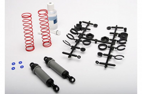 TRAXXAS запчасти Ultra Shocks (grey) (xx-long) (complete w: spring pre-load spacers &amp; springs) (rear) (2)