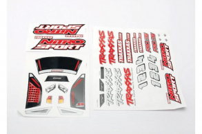 TRAXXAS запчасти Decal sheets, Nitro Sport