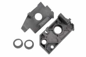 TRAXXAS запчасти Side plates, rear (l&amp;r) (grey) : belt tension cams (2) (grey)