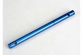 TRAXXAS запчасти Pulley shaft, front (blue-anodized, light-weight aluminum)
