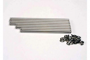 TRAXXAS запчасти Suspension pin set, stainless steel (w: E-clips)