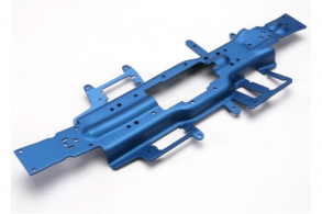 TRAXXAS запчасти Chassis, Revo 3.3 (extended 30mm) (3mm 6061-T6 aluminum) (anodized blue)