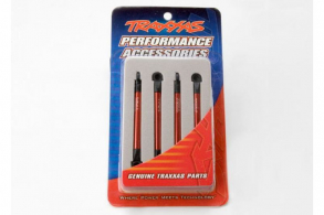 TRAXXAS запчасти Push rods, aluminum (red-anodized) (4) (assembled with rod ends)