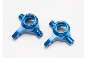 TRAXXAS запчасти Steering blocks, 6061-T6 aluminum, left &amp; right (blue-anodized)