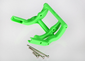 TRAXXAS запчасти Wheelie bar mount (1) : hardware (green)