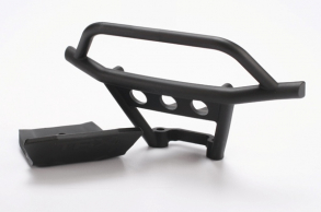 TRAXXAS запчасти Bumper, front: skidplate, front (black)
