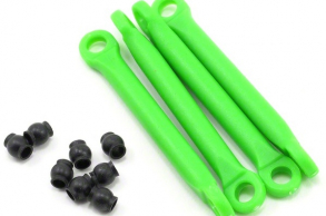 TRAXXAS запчасти Push rod (molded composite) (green) (4): hollow balls (8)