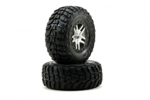 TRAXXAS запчасти Tires &amp; wheels, assembled, glued (S1 ultra-solft off-road racing compound) (SCT Split-Spoke sati