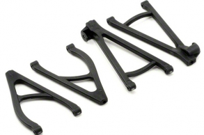 TRAXXAS запчасти Suspension arm set, rear, extended wheelbase (lengthens wheelbase 10mm) (includes upper right &amp; 