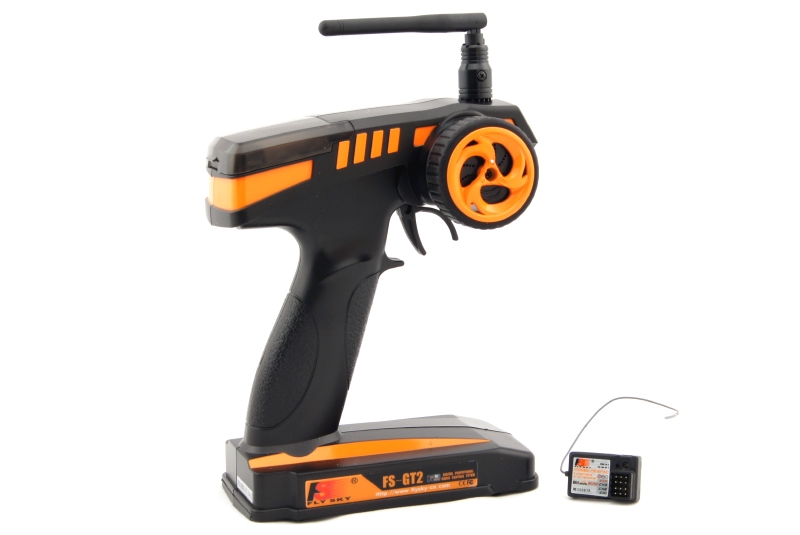 Пульт управления + приемник  FlySky 3-Канальная GT2 FS-GR3C FS-GT2 для радиоуправляемых моделей, машин, катеров