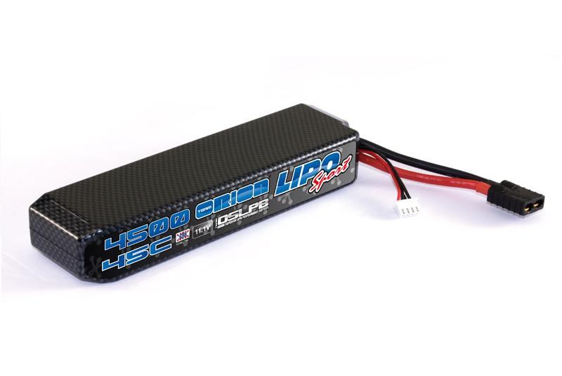 Аккумулятор Team Orion Batteries Carbon Sport LiPo 11,1В(3s) 4500mAh 45С Hard Case Traxxas