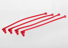 TRAXXAS запчасти Body clip retainer, red (4)