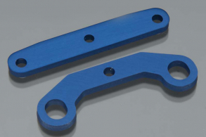 TRAXXAS запчасти Bulkhead tie bars, front &amp; rear, aluminum (blue-anodized)
