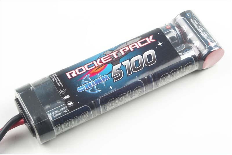  аккумулятор Rocket Pack 5100 8,4V Stick NiMH w:TRX Plug 
