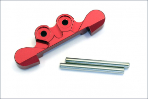 KYOSHO запчасти Aluminum Front Suspension Mount (Red)
