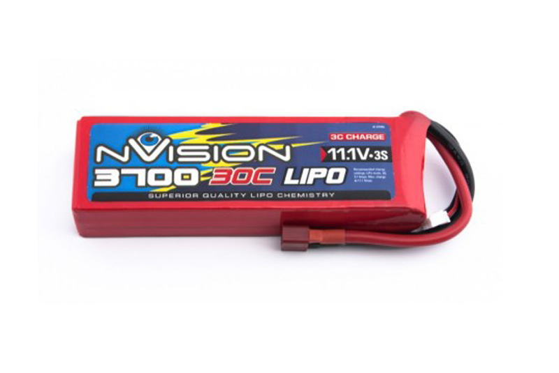 Аккумулятор nVision Li-Po 11.1V(3s) 3700mAh 30C Deans