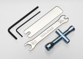 TRAXXAS запчасти Tool Set (1.5mm &2.5mm allens: 4-way lug, 8mm &4mm wrench & U-joint wrenches)