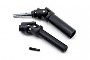 TRAXXAS запчасти Driveshaft assembly, front, heavy duty (1) (left or right) (fully assembled, ready to install): scre